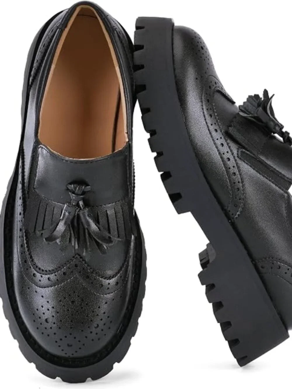 Women Classic Tassel Platform Loafers - New in box - 7.5